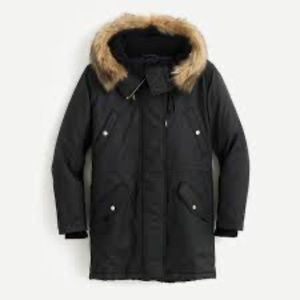 J. Crew Black Perfect Winter Parka, SP